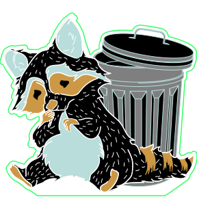 The vector drawing I supplied. The blue (silver) ears weren't added as the solder destroyed the visibility of the inner details. The grey was a slightly off tone from the black, but the difference is only visible up close to the board.